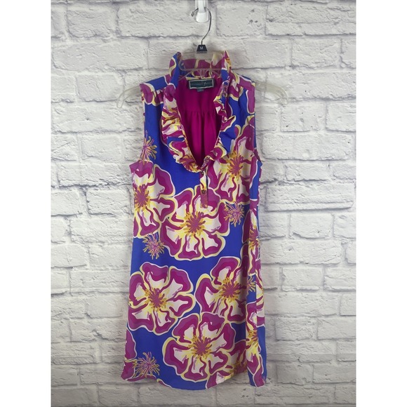 Southern Frock Dresses & Skirts - Southern Frock Resort Wear Beachy Colorful Feminine Shift Dress Size XS